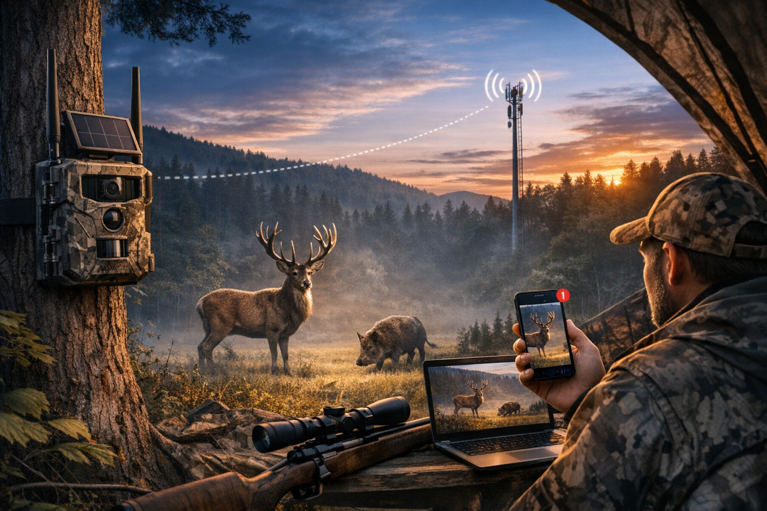 Caméra 4G pour la chasse