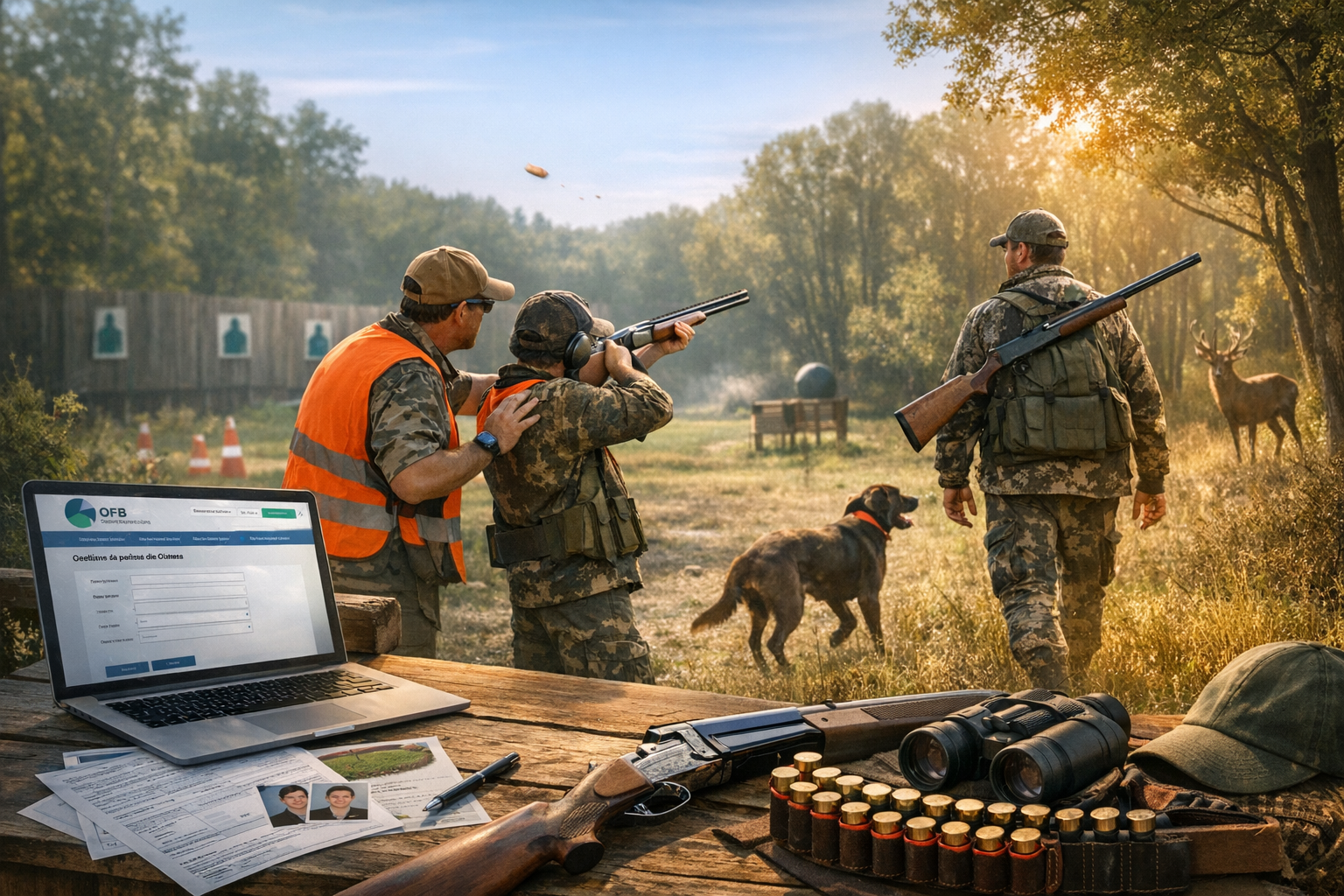 Obtention du permis de chasse en France 