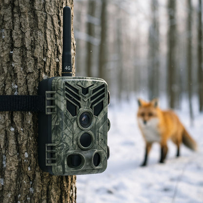 Caméra de Chasse | Batterie Rechargeable | 4G | 4K UHD