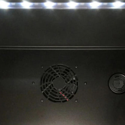 XO APPLIANCE XOU24WDZGBL Dual Zone Wine Cooler, 24" Black Glass, Left Hinge Black - XOU24WDZGBL