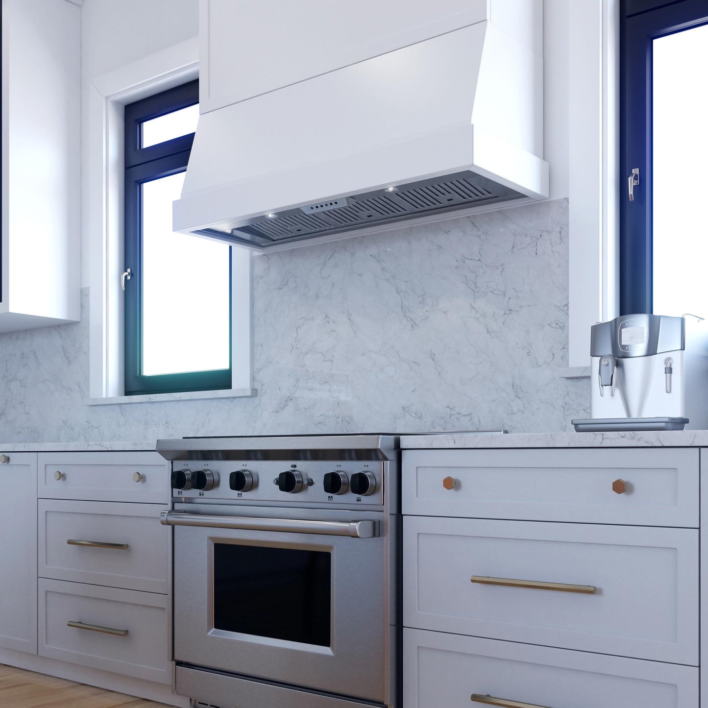 XO APPLIANCE XOI3315SC 33" CCC 600/395 CFM Pro Insert only 15" Deep For Custom Built Hood, in Stainless Steel - XOI3315SC