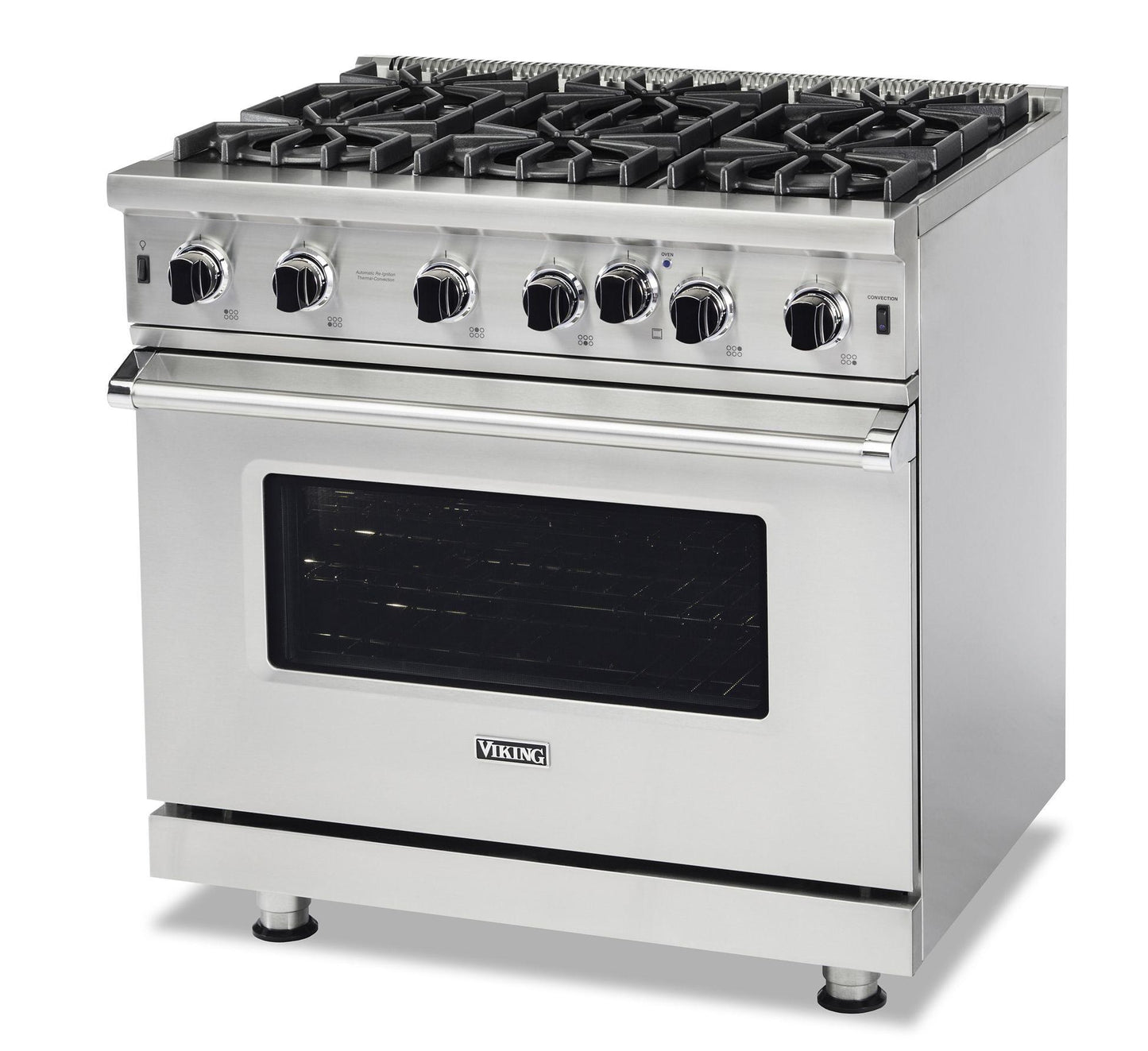 VIKING 36" Open Burner Gas Range Viking 5 Series Other - VGIC53626BSP