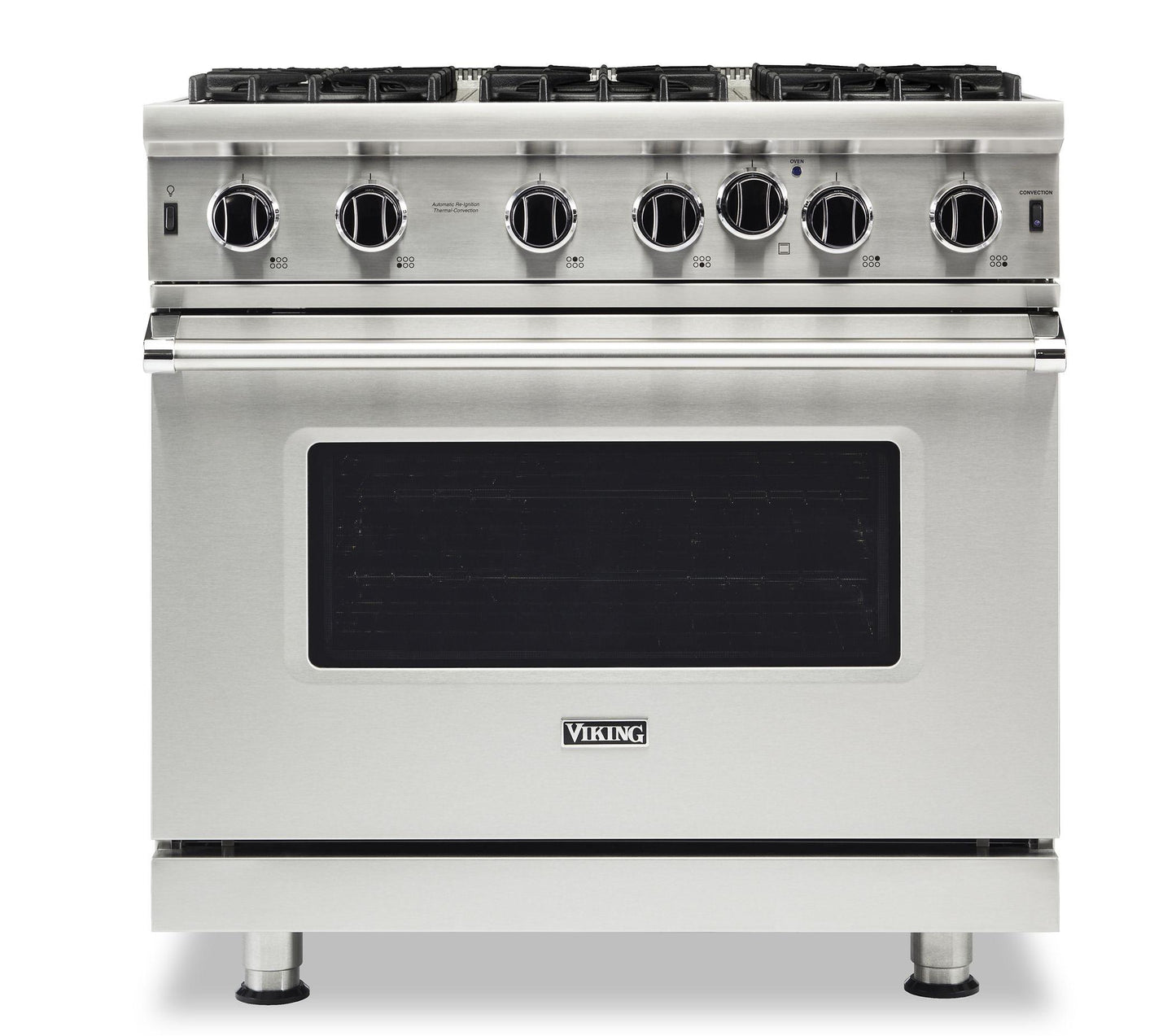 VIKING 36" Open Burner Gas Range Viking 5 Series Gold - VGIC53626BGH