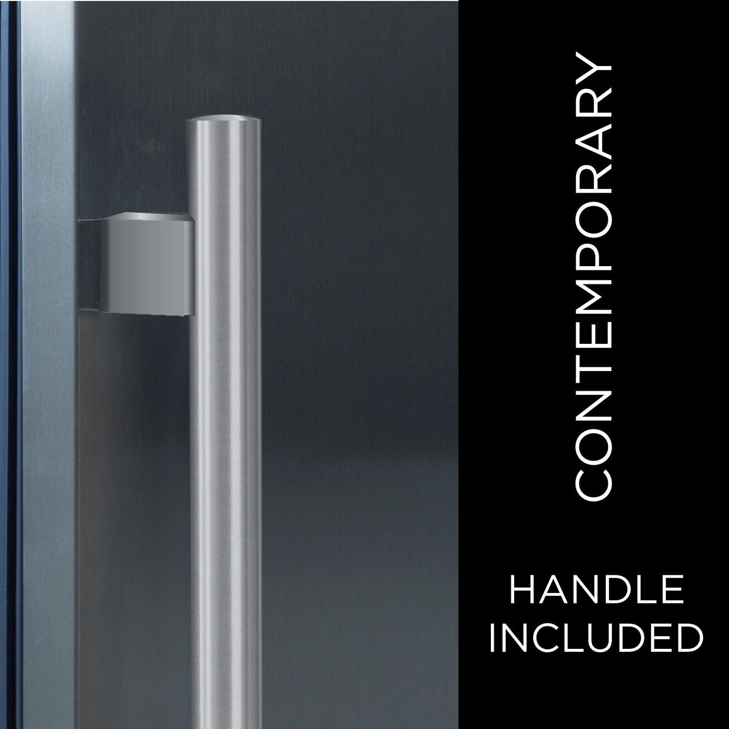 XO APPLIANCE XOU24BCGSR 24" Beverage Center, in Stainless Steel Glass, Right Hinge in Stainless Steel - XOU24BCGSR