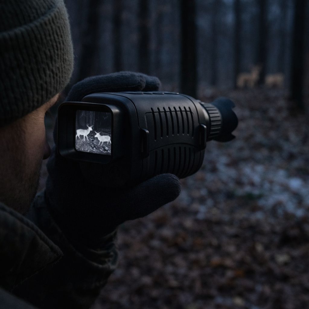 Monoculaire de chasse | Vision nocturne | Zoom numérique 10x