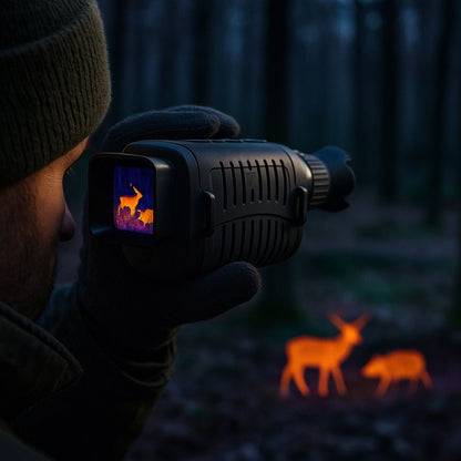 Monoculaire Thermique Chasse | Zoom 10x | Portée 1000m